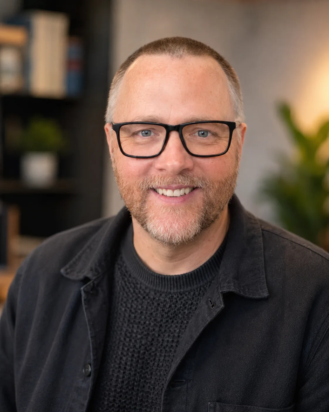 Russ Barr, British author, portrait